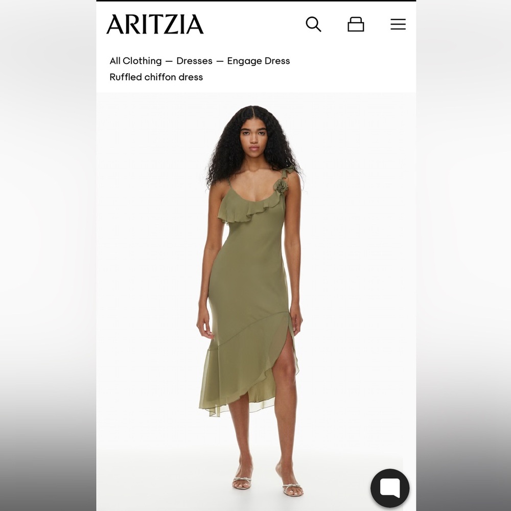 Wilfred Engage Dress in Bosana Green